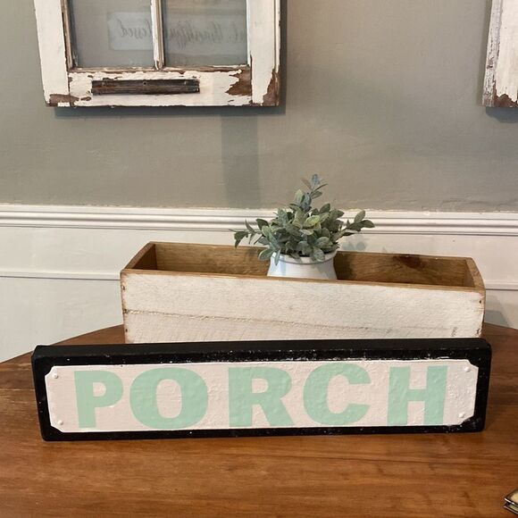 Farmhouse Porch Sign w Hangers or Stand Alone Option - Picture 1 of 10